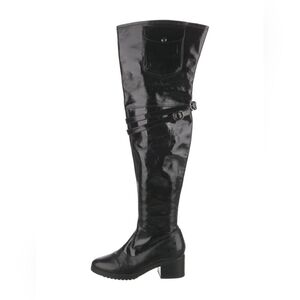 NIB Vivienne Hu Patent Leather Thigh High Boot